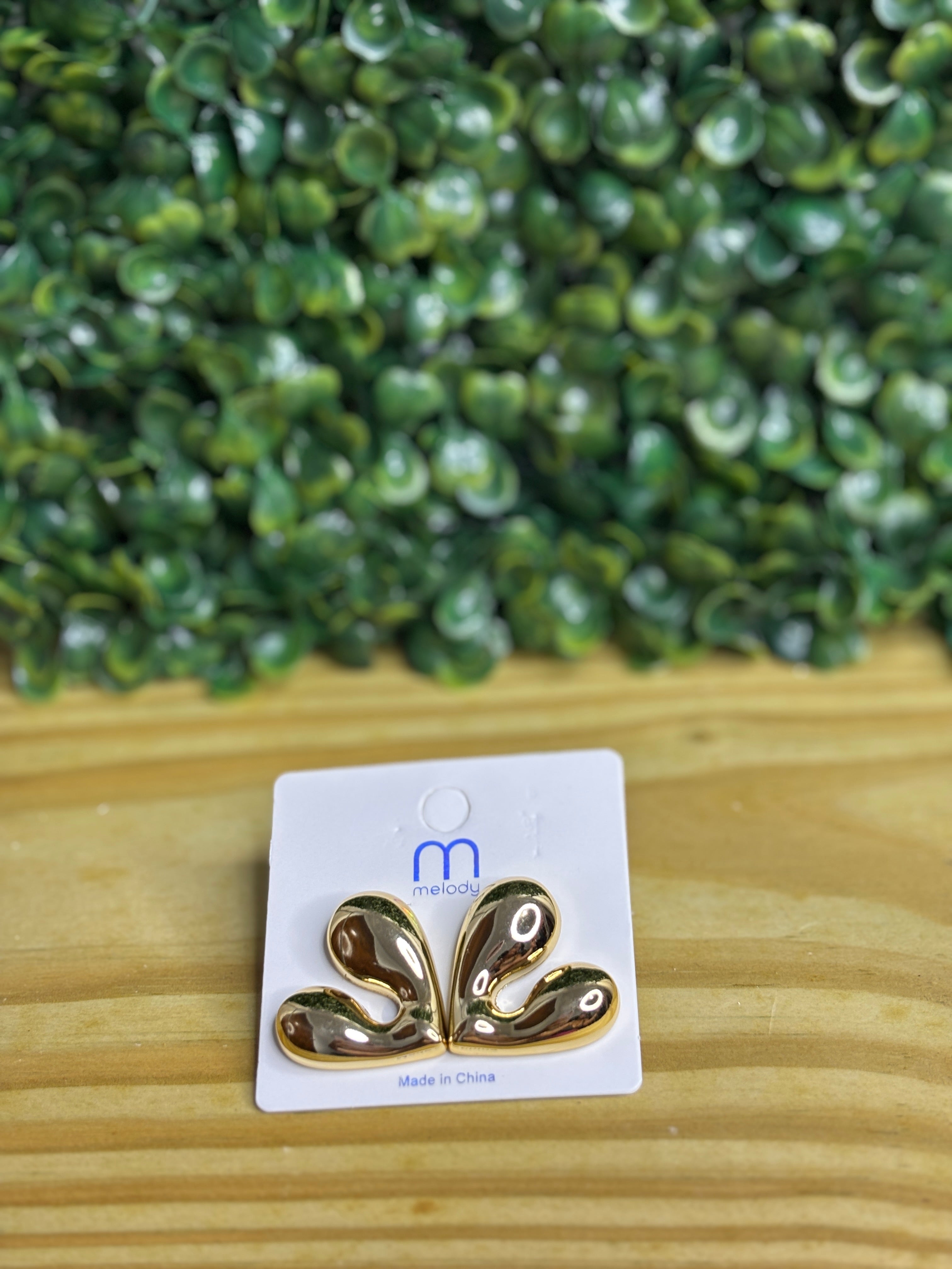 Aretes Corazón Abstrato – Melody