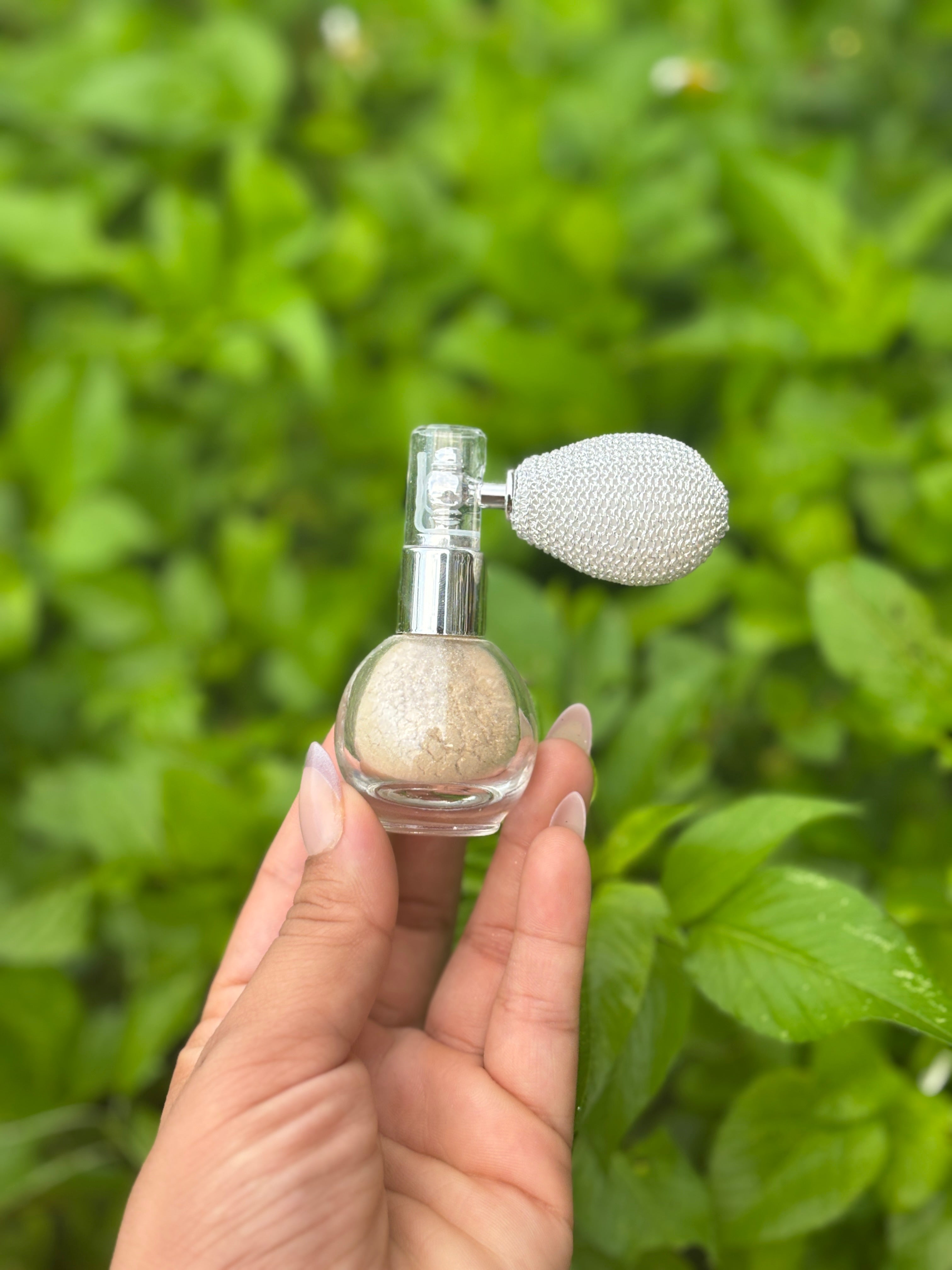 Shimmer Glow en Polvo con Atomizador