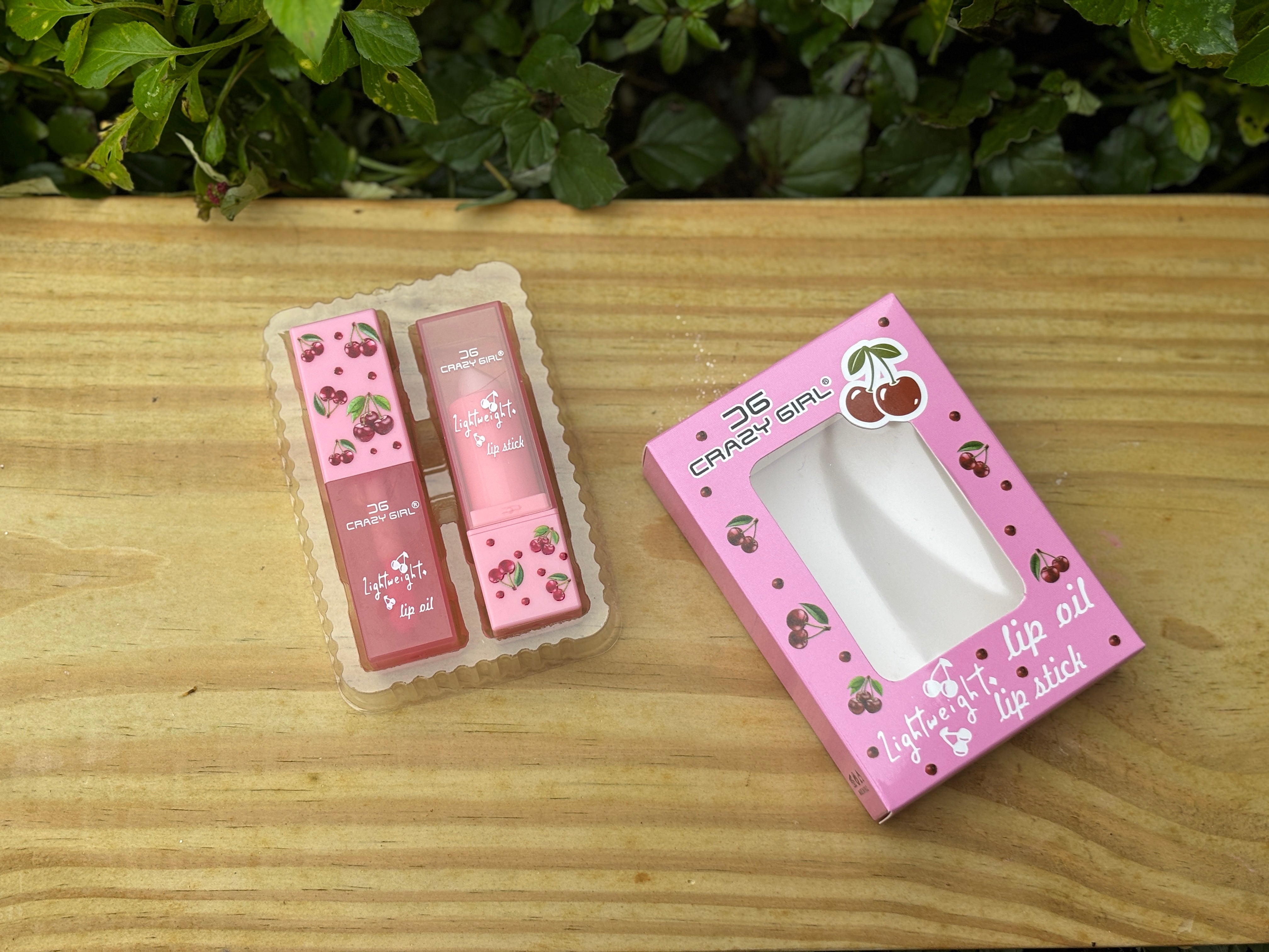 Cherry Glow Collection – Lip Oil & Lipstick