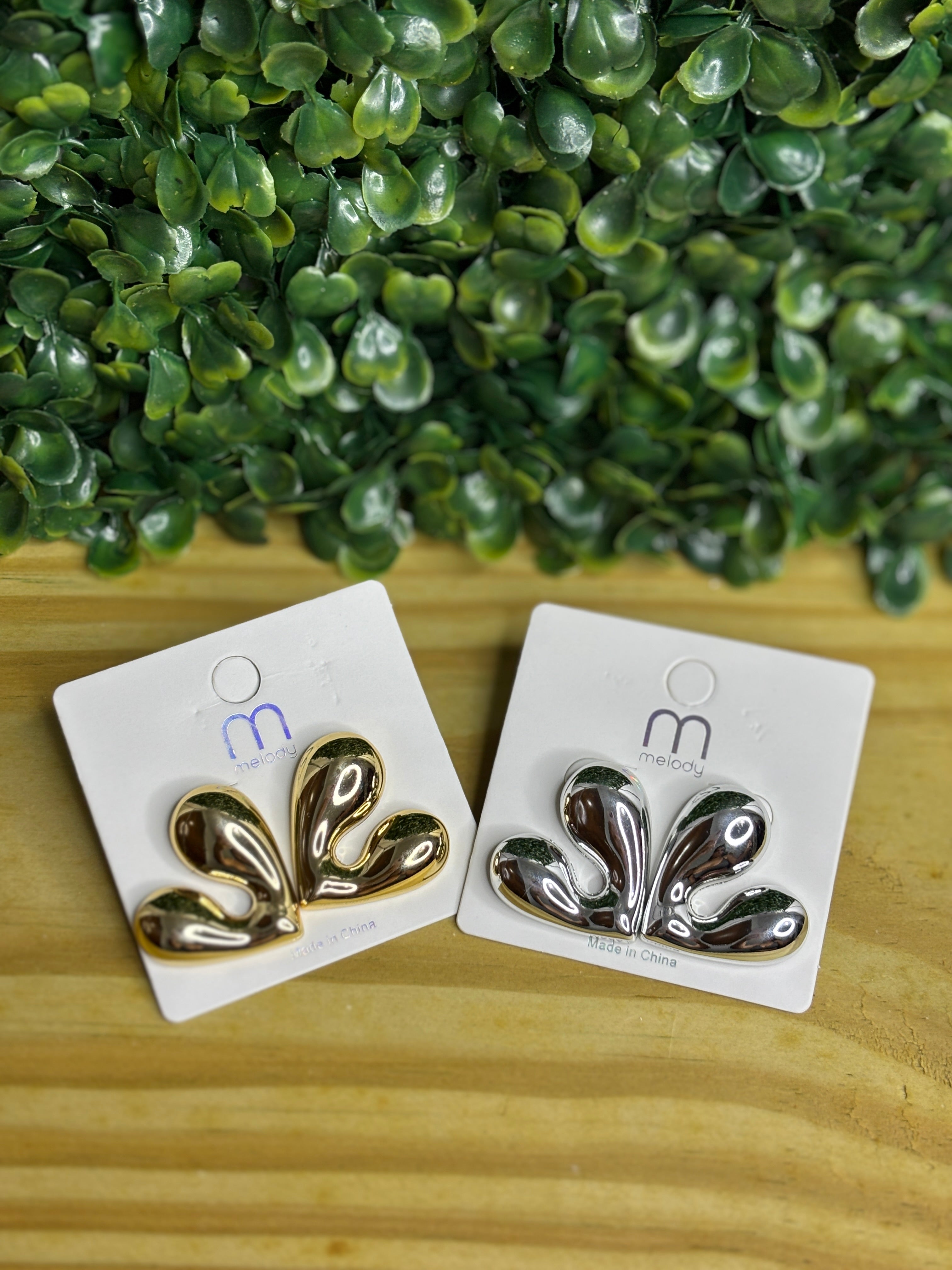 Aretes Corazón Abstrato – Melody